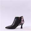 Una Healy Manchild Flare Heel Ankle Boot - Cow Print
